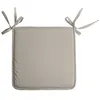Image de Galette de chaise unie aux multiples couleurs Beige 38x38 cm