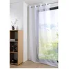 Image de Voilage sablé - Monna - Blanc - 135x260 cm - Polyester