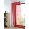 Image de Voilage Monna Rouge 135x260 Cm