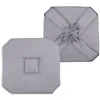 Image de Galette de chaise italienne unie gris clair 40x40 cm - assise rembourrée