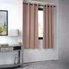 Image de Rideau occultant uni 210gr/m2 Rose Clair 140x280 cm