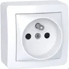 Image de Prises de courant ALREA connexion rapide avec cadre saillie blanc polaire 2P+T avec obturateurs - SCHNEIDER ELECTRIC - SHN0262273P