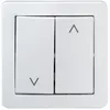 Image de Interrupteur volets-roulants 2 boutons - blanc - Alréa - Schneider