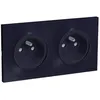 Image de Prise double - SCHNEIDER ELECTRIC - Odace - Anthracite - A assembler - 2P+T