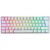 Image de Ca-155 Blanc Clavier Méca 60% Blanc Rgb New