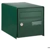 Image de Boîte aux lettres - DECAYEUX - 125983 - Double face - Acier électrozingué Vert RAL6005 - Serrure cylindre 2 clés
