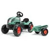 Image de Tracteur à pédales falk farm lander - vert noir orange - remorque détachable - 2-5 ans FAL1694679776202