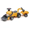 Image de Porteur Chantier Marcel - FALK - Pelle frontale excavatrice - Jaune - Fabriqué en France - 90% de plastique recyclé - Dès 12 mois