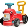 Image de Porteur Tracteur Maurice - Volant Directionnel, Assise Ouvrante - Fabriqué En France - 90% De Plastique Recyclé - Des 12