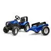 Image de Tracteur À Pédales New Holland T8 Plastique Bleu 162x54x66 Cm Falk