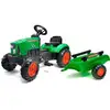 Image de Falk - Tracteur A Pédales Supercharger Rouge Avec Capot Ouvrant Et Remorque