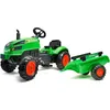 Image de Tracteur à pédales X-Tractor - FALK - Capot ouvrant et Remorque - 100% Fabriqué en France - 50% de plastique recyclé - Dès 2 ans