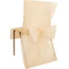 Image de 10 Housses de Chaise en Tissu Non Tissé Ivoire