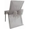 Image de SANTEX Housse de Chaise avec Noeud Gris