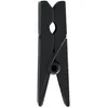 Image de Mini pince en bois décorative - SANTEX - Lot de 24 pièces - Bois - Noir - Pour décoration et fixation - Marque-places