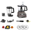 Image de MOULINEX Double Force Robot multifonction + 10 accessoires 1000 W Blender 2 L 31 fonctions Lames Titanium FP825E10