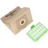 Image de Sac aspirateur - MOULINEX - 10 sacs papier - 1 filtre HEPA H10 - 1 microfiltre - Compatible aspirateur Moulinex Zelio