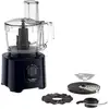 Image de Moulinex fp242810 robot de cuisine 800 w 2,4 l noir, transparent