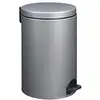 Image de Poubelle Sania 20l Gris Metal Rossignol - 90091