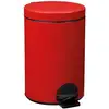 Image de Rossignol - poubelle à pedale 14l rouge carmin 90201 - élora 90201