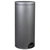 Image de Poubelle Elora 30l Gris Metal Rossignol - 90231
