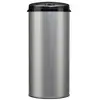 Image de Poubelle Sensitive 45l Gris Metal Rossignol - 93612