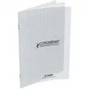Image de Cahier couverture polypropylène - CONQUERANT - 48 pages - 24 x 32 cm - Petits carreaux - Transparent