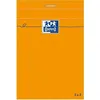 Image de OXFORD Bloc-notes - Petits carreaux - 160 pages - Orange - 105 cm x 74 cm x 09 cm