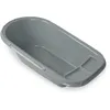 Image de Baignoire bébé - THERMOBABY - Luxe Gris Charme - Taille adaptée - Stable et robuste - Bouchon de vidange