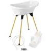Image de Pack baignoire thermobaby vasco 5 en 1 blanc muguet - fabriqué en france