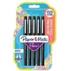 Image de Feutres - Paper Mate - Flair Original - 5 Feutres - Noir - Pointe moyenne 0.7 mm