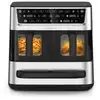 Image de Friteuse Sans Huile - Airfryer Aft13xsse - Capacité 13,6l - Double Cuves + 1 Tiroir - Noir / Inox - 2400w