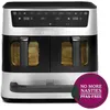 Image de Friteuse sans huile CUISINART - Airfryer AFT13XSSE - Capacité 136L - Double cuves + 1 tiroir - Noir / Inox - 2400W