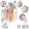 Image de Baby Nurse - Douche - Cape de bain + pousse mousse - Douchette amovible et focntionnel - Pour poupons jusquà 40 cm