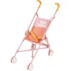 Image de Poussette Canne Poupon Rose Baby Nurse Pliage Facile 42 Cm Poignée 57 Cm