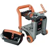 Image de SMOBY - Black+Decker - Diable Bricolo - Jouet dImitation - Facile à Tranporter - 18 Accessoires Inclus - A Partir de 3 ans