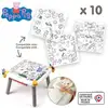 Image de Recharge Coloriages Pour La Kid Table Créative - 10 Feuilles De Coloriages Peppa Pig