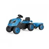 Image de Smoby Tracteur A Pédales Farmer Xl + Remorque - Bleu