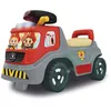 Image de Porteur Camion Pompier Smoby Rouge 4 Roues Rampe Électronique Sirène Lumières