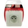 Image de EVOE Prise 10/16A + T - Encastrable - Blanc