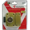 Image de Verrou automatique à bouton Cyclop VACHETTE - Nickelé - Sans cylindre - Encastrée