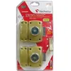 Image de Lot de 2 Verrous à bouton Cyclop - VACHETTE - 45 mm - 6 clés - Corps en acier embouti bronze