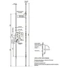 Image de Serrure 4 points série 20215 automatique L2150mm têtière 18mm Axe 40mm bout carré sans gâche - VACHETTE - 26769000