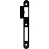 Image de Gâche plate pour serrure D351/D353/D355 - D350 - Vachette - Bouts ronds - Noir