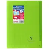 Image de CLAIREFONTAINE - Cahier piqûre KOVERBOOK - 21 x 297 - 96 pages Seyès - Couverture Polypro translucide - Couleur verte