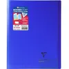Image de CLAIREFONTAINE Koverbook Cahier piqure 96 pages avec rabats - 240 x 320 mm - Seyes papier PEFC 90 g - Bleu marine