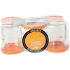 Image de Confiturier - LE PARFAIT - Lot de 6 pots en verre 324g avec couvercle orange et paraffine