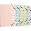 Image de OXFORD Trieur Standard School Life A4 Pastel 12 positions le trieur en coloris aléatoire