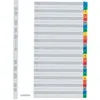 Image de ELBA Strongline Intercalaires alphabétiques A4   26 pièces cartonnées multicolores 30 2×22 6 cm