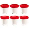 Image de Seb - lot de 6 pots pour yaourtière multi délices xf100501 -